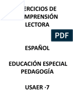 Ejercicios de Español y Matemáticas 1º Grado PDF