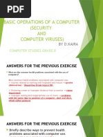 Security and Computer Viruses