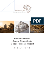 5-Year Precious Metals Suply Chain Report 2018