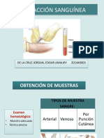 Extracción sanguínea: tipos de muestra, técnicas y cuidados