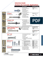 Selection Guide Anchors For Concrete Applications: Trubolt