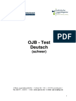 Test Deutsch Schwer