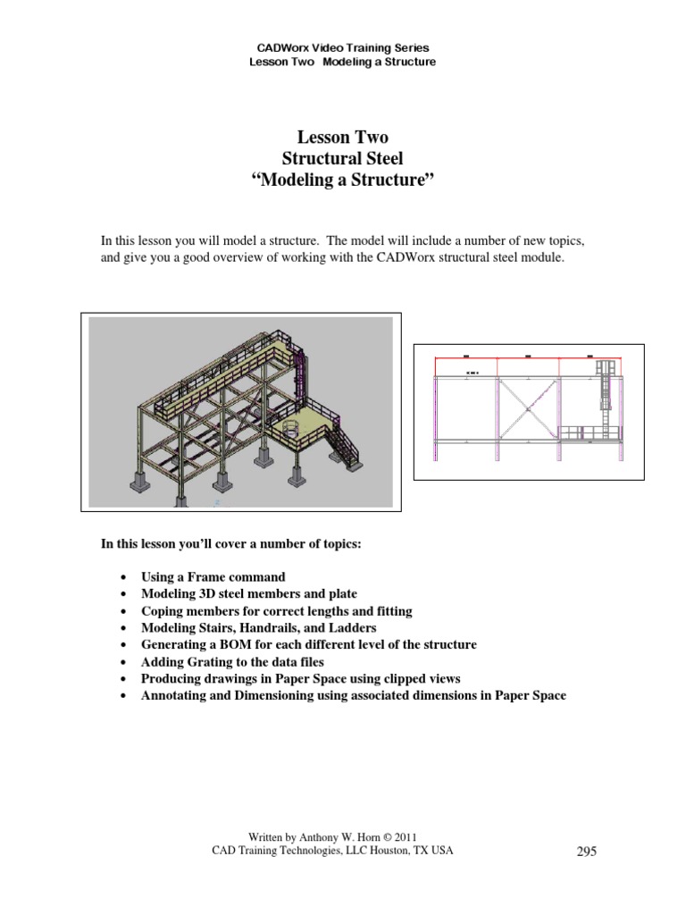 Structural Lesson Two PDF | PDF | Stairs | Computer Aided Design