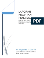 Laporan Kegiatan Pengimbasan