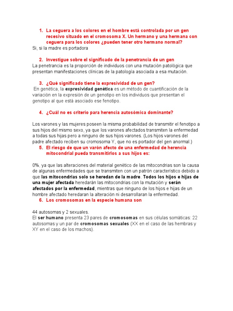 Conceptos básicos de genética expresividad, herencia