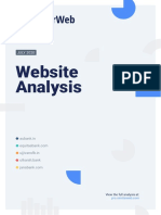 Website Analysis & Insights - July 2020
