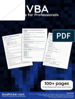 VBA Notes for Professionals