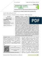 Significance of Pharmaceutical Factors On Selection of Biobatch