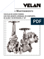 Valvulas en Acero Fundido Velan PDF