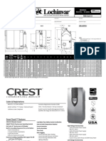 Models FB 0751 - FB 6001 Crest Commercial Condensing Boiler: Submittal Sheet