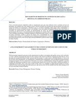 Um plano para gerenciamento de projetos