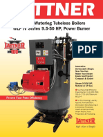 Vertical Waterleg Tubeless Boilers WLF IV Series 9.5-50 HP, Power Burner
