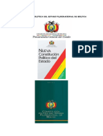 Constitucion Politica Del Estado Plurinacional de Bolivia