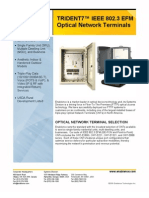 Optical Network Terminals: Trident7™ Ieee 802.3 Efm