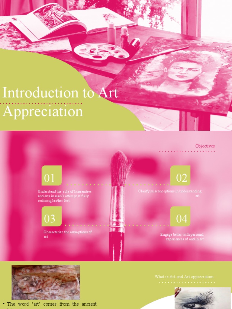 Lesson 1 Art Appreciation PDF Humanities Experience
