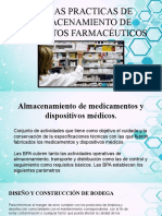 Buenas Practicas de Almacenamiento de Medicamentos y Dispositivos Medicos