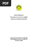 Download Buku Pedoman Tugas Akhir ELEKTRO-UNDANA 2008 by Thysan Alexander Joseph SN47362431 doc pdf