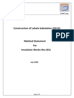 Method Statement for Insulation works (Rev.01)