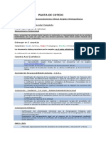 Pauta de Cotejo INGRESOA JEC PDF