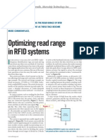 Optimizing Read Range in RFID Systems: Designfeature