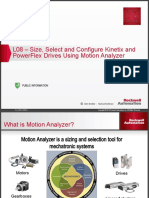 L08 - Size, Select and Configure Kinetix and PowerFlex Drives Using Motion Analyzer