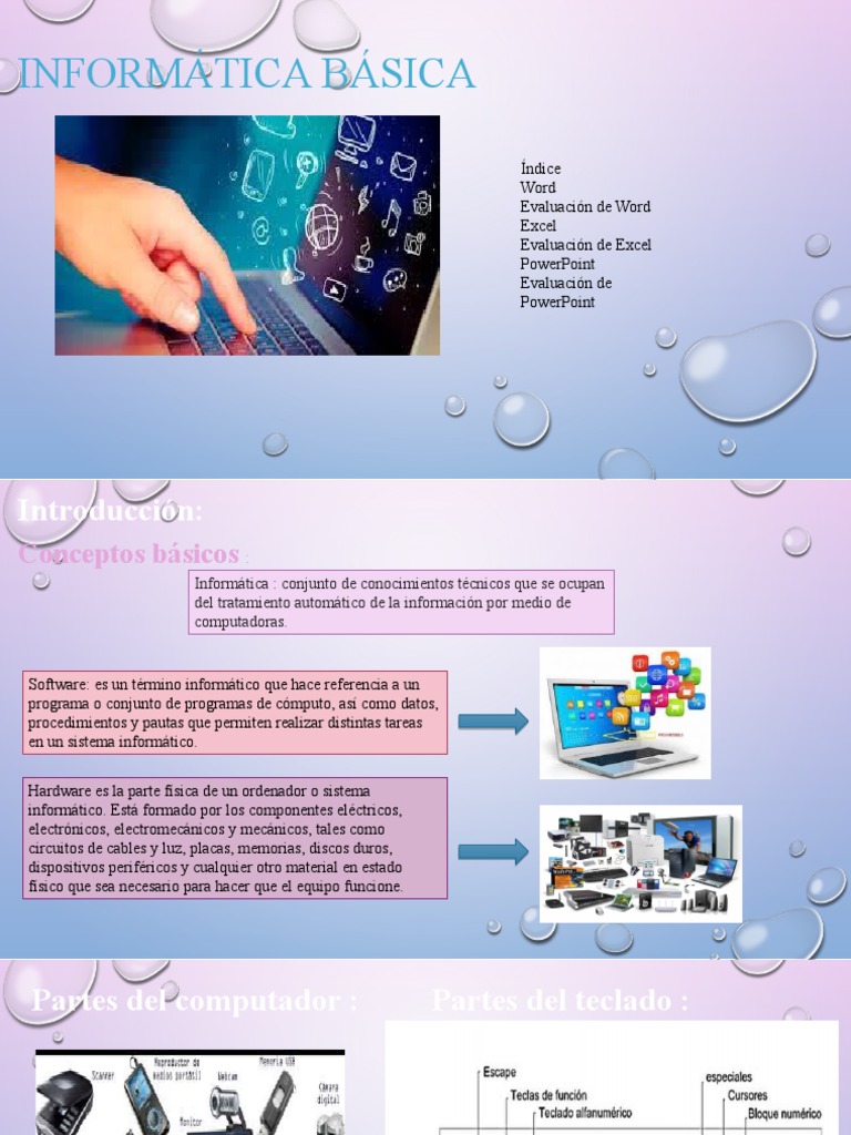 Informatica 1 | PDF | Hoja de cálculo | Hardware de la computadora