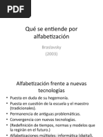 Que Se Entiende Por Alfabetizacion - Braslavsky