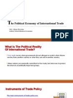 He Political Economy of International Trade