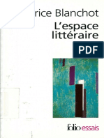 Maurice Blanchot - Espace Litteraire-Gallimard (1988) PDF