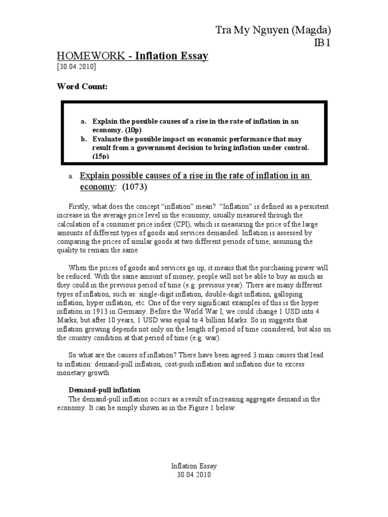 Uk inflation essay image