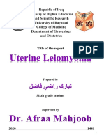 Tabark Radhi - Uterine Leiomyoma