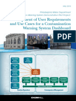 CH2M HILL Warning System Dashboard Requirements