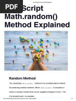 JavaScript Math - Random Method Explained