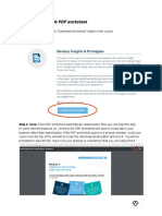How To Use A Fillable PDF Worksheet: Step 1