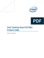 Intel® Desktop Board DG33BU Product Guide: Order Number: D83426-001