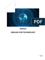 ESP510 English For Technology