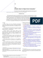 Obtaining Spectrometric Data For Object-Color Evaluation