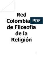 La Red Colombiana de Filosofía de La Religión