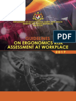 Guidelines On Ergonomics Rick Assessment at Workplace 2017 - July Edited Rev.002 PDF