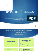 Público, Públicos, Opinión Pública y Opinión Publicada Luis Horacio Botero