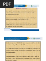 Exercícios sobre juros simples e juros compostos