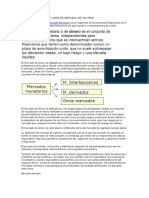 RENDIMIENTO RIESGO Y LINEA DE MERCADO DE VALORES