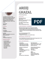 Areej Ghazal CV