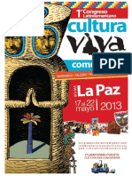  I Congreso Latinoamericano Cultura Viva Comunitaria, La Paz