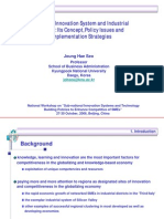 Regional Innovation System and Industrial Cluster: Its Concept, Policy Issues and Implementation Strategies