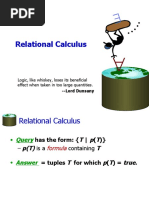 Relational Calculus: Logic, Like Whiskey, Loses Its Beneficial Effect When Taken in Too Large Quantities