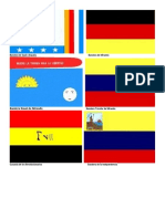 Evolucion de La Bandera de Venezuela