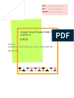 LKPD Barisan Aritmetika Dan Geometri