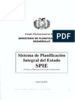 Estructura Del Spie Del Estado Boliviano