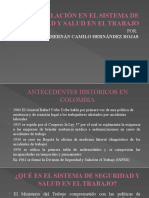 Legislación en El Sistema de Seguridad y Salud